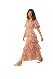 Rosa Karsyn Dress W Tiere Skirt