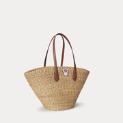 Natur Straw ekstra lare Tanner tote bag