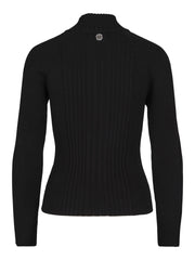 Rib round neck pullover - Stilshoppen