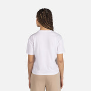 Hvit W Presset Tee