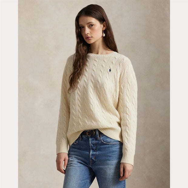 Hvit Julianna Long Pullover