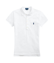 Hvit Julie Polo Slim Short Shirt