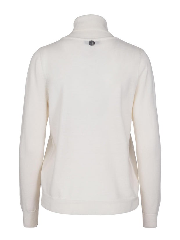 Creme Merino Roll Neck - Stilshoppen