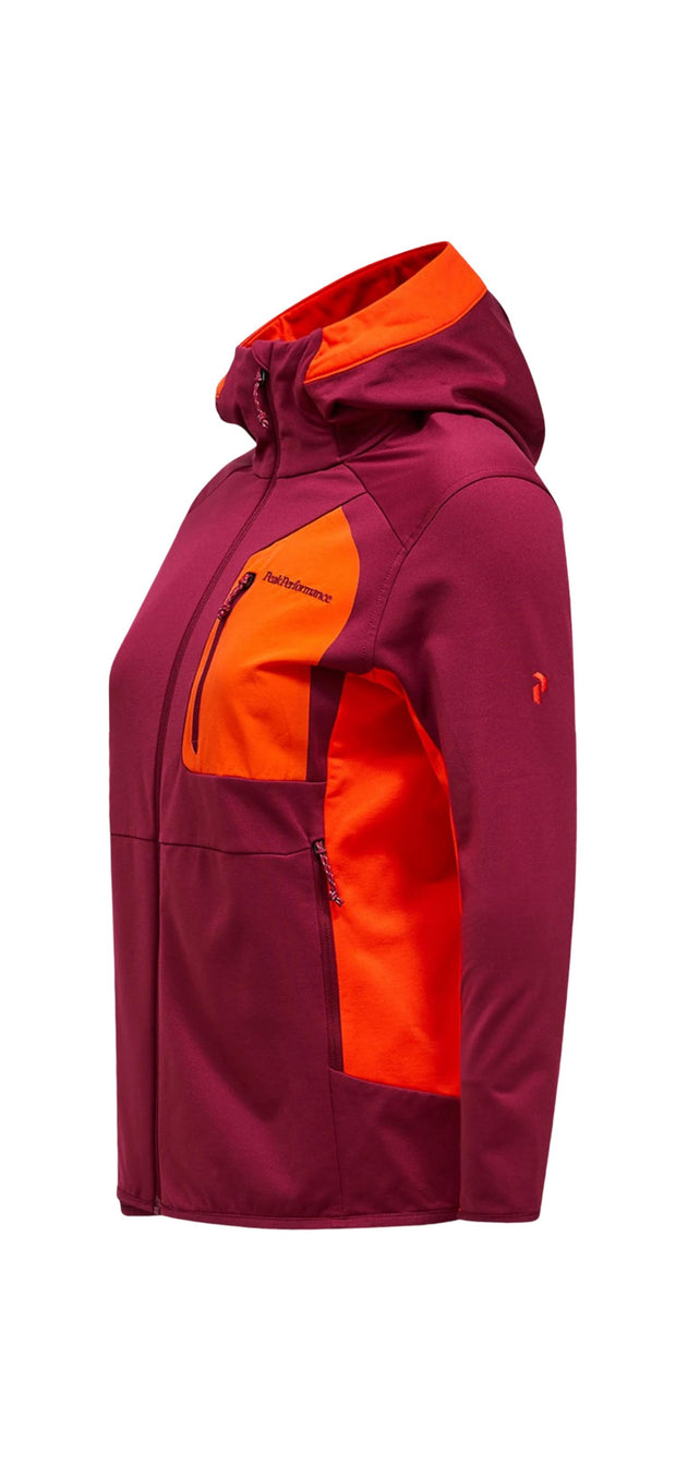 W Utility Light Zip Hood - Stilshoppen