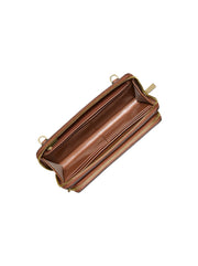 Cognac Jet Set Convertible Crossbody bag