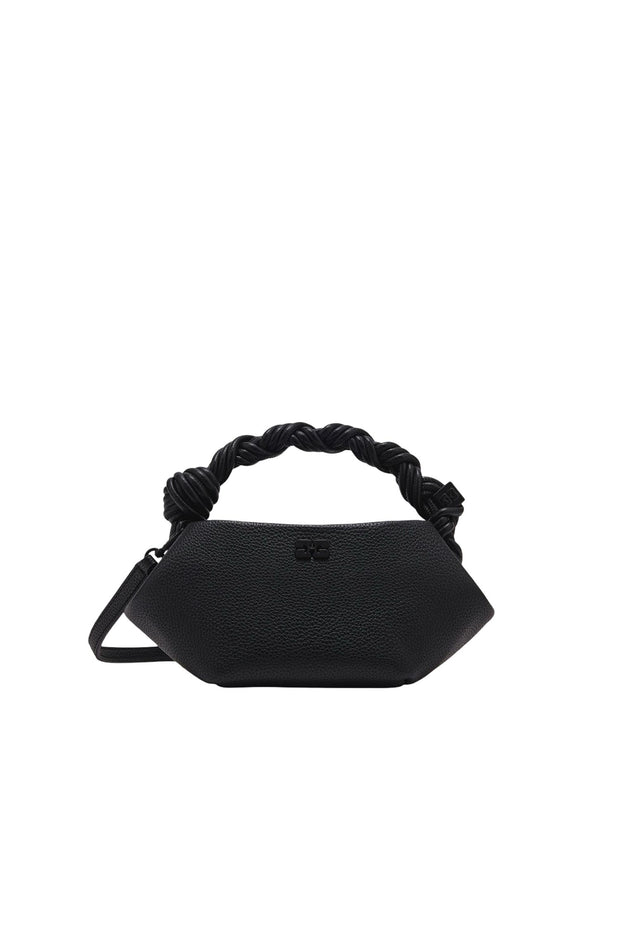 Sort Bou Bag Mini Grained - Stilshoppen