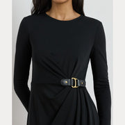 Black Sablise Long Day Dress - Stilshoppen