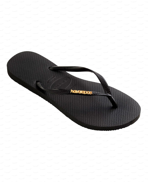 Sorte slim sandaler - Stilshoppen