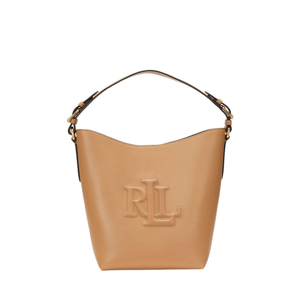 Beige Leather Medium Witley Bucket Bag - Stilshoppen