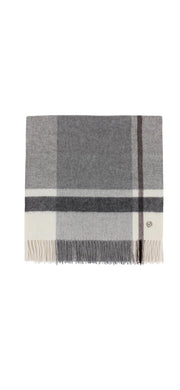 Grå Emma Lammeullskjerf - Stilshoppen