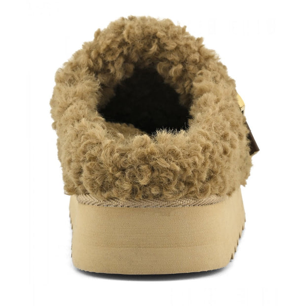 Brun Teddy Platform Moccasin