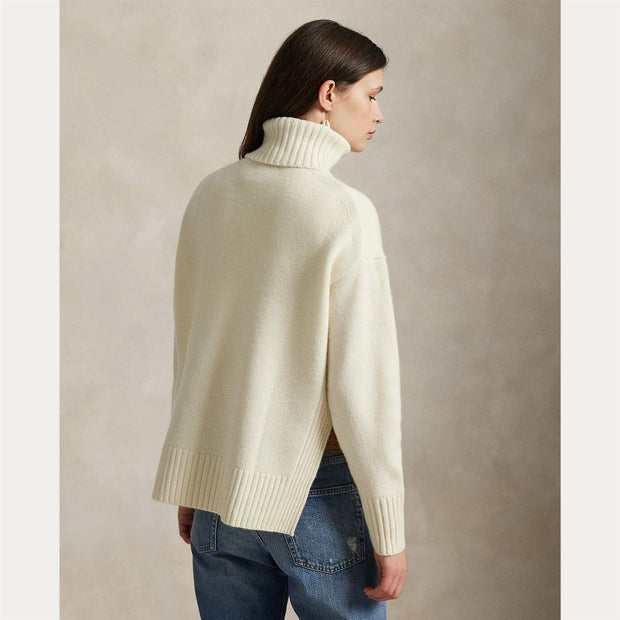 Cream Long Sleeve Pullover - Stilshoppen