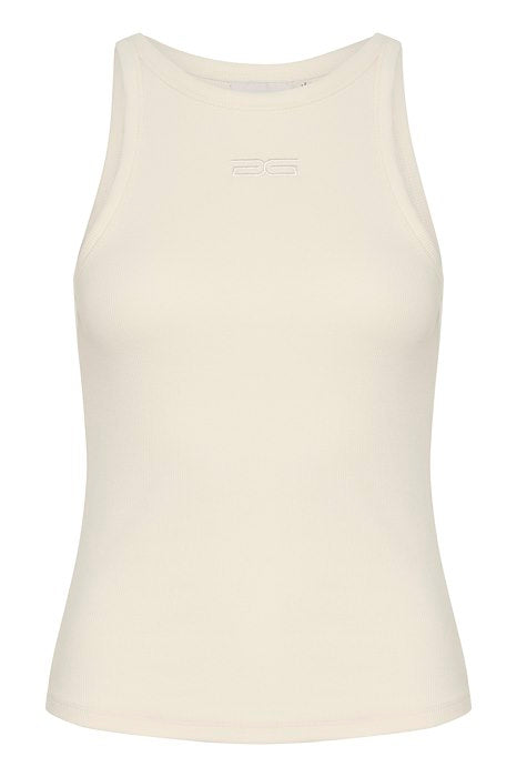 Lys beige DrewGZ sl logo tank - Stilshoppen