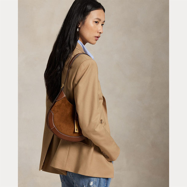 Brun Melert Small Shoulder Bag
