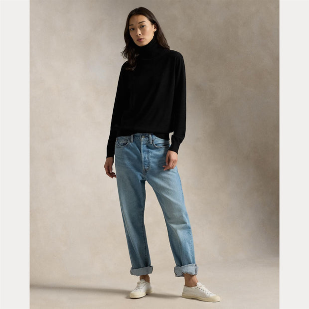 Sort Wool Turtlenecke Sweater - Stilshoppen