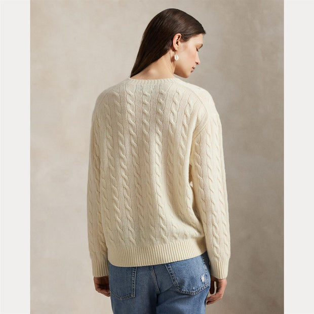 Hvit Julianna Long Pullover