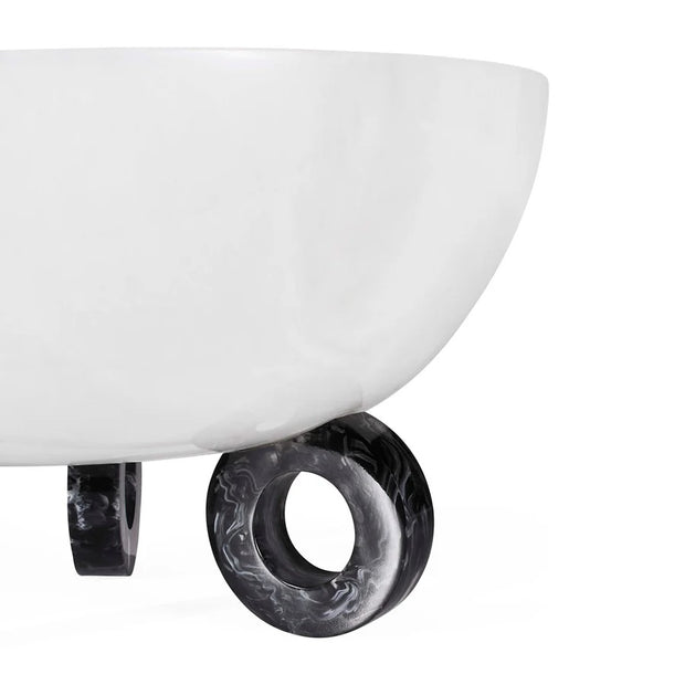 Sort/Hvit Mustique Disc Bowl