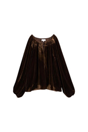 Brun Tessa Velvet Blouse