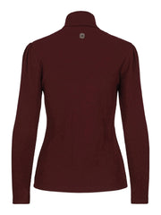 Burgunder Merino Roll Neck - Stilshoppen