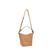 Beige Leather Medium Witley Bucket Bag - Stilshoppen