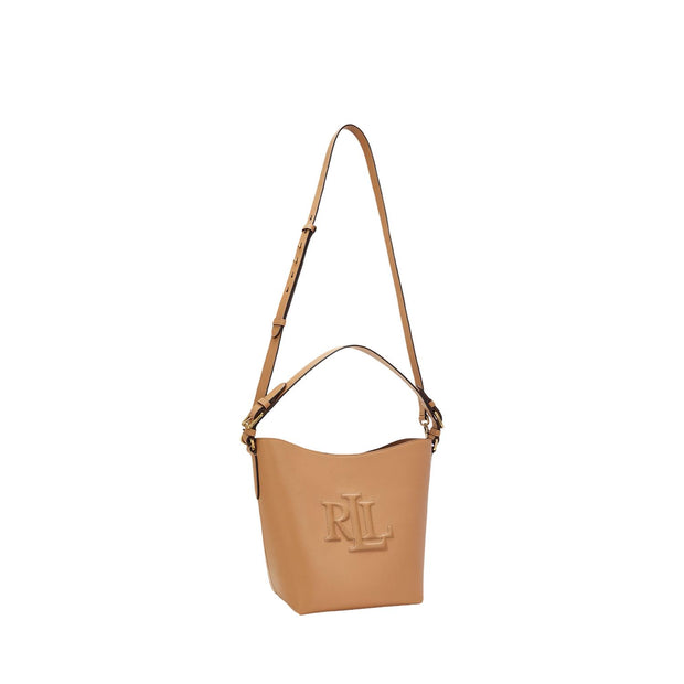Beige Leather Medium Witley Bucket Bag - Stilshoppen