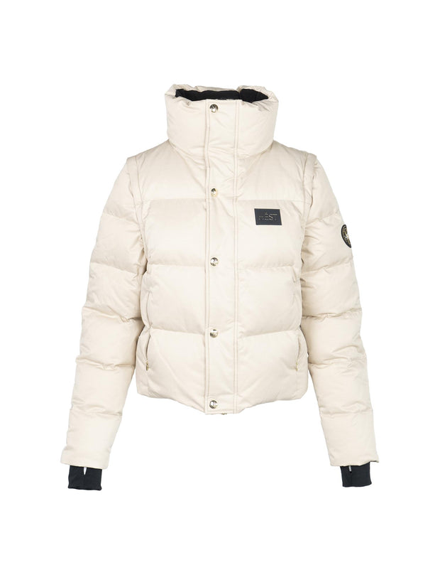 Beige Edda Down Jacket/Vest - Stilshoppen