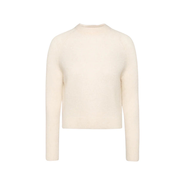 Cream Mohair Girlfriend Sweater - Stilshoppen