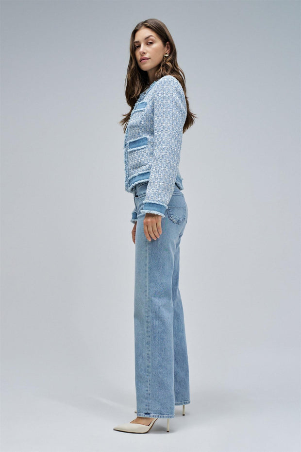 Jeansblå Jacket - Stilshoppen