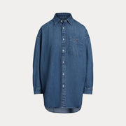 Denim Long Sleeve Button Shirt - Stilshoppen