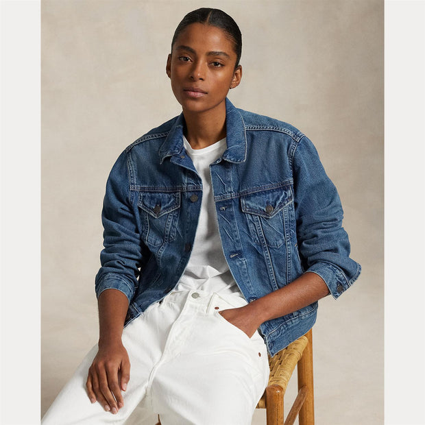 Blå Denim Trucker jacket