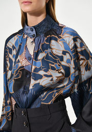 Blå NitaDEA blouse - Stilshoppen