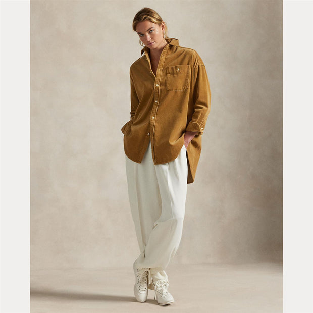 Tan Sport Shirt - Stilshoppen