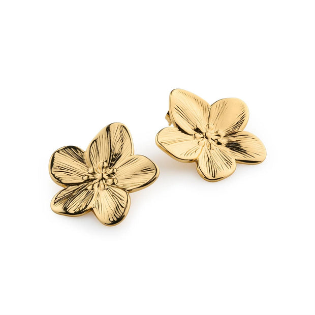 Maebry Statement flower State Earrings