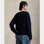 Navy Wool Sweater Pullover - Stilshoppen