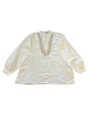 Hvit Linen Blouse