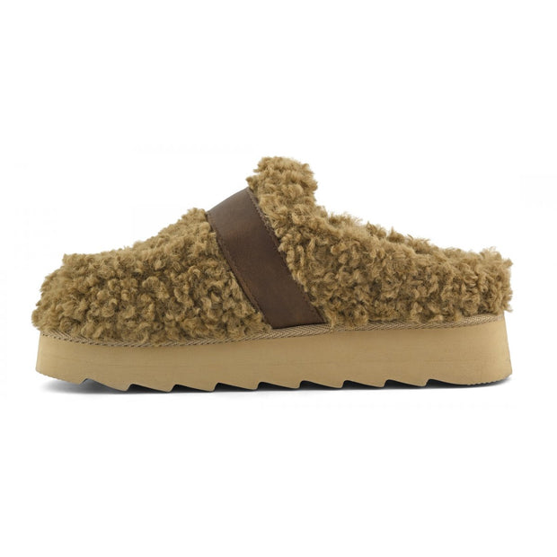 Brun Teddy Platform Moccasin