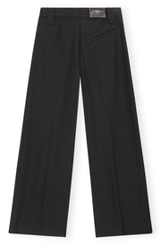 Heavy Cotton Tailoring Mid Waist Pants - Stilshoppen