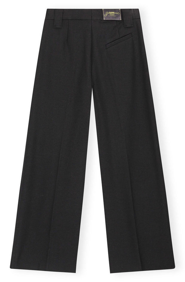 Heavy Cotton Tailoring Mid Waist Pants - Stilshoppen