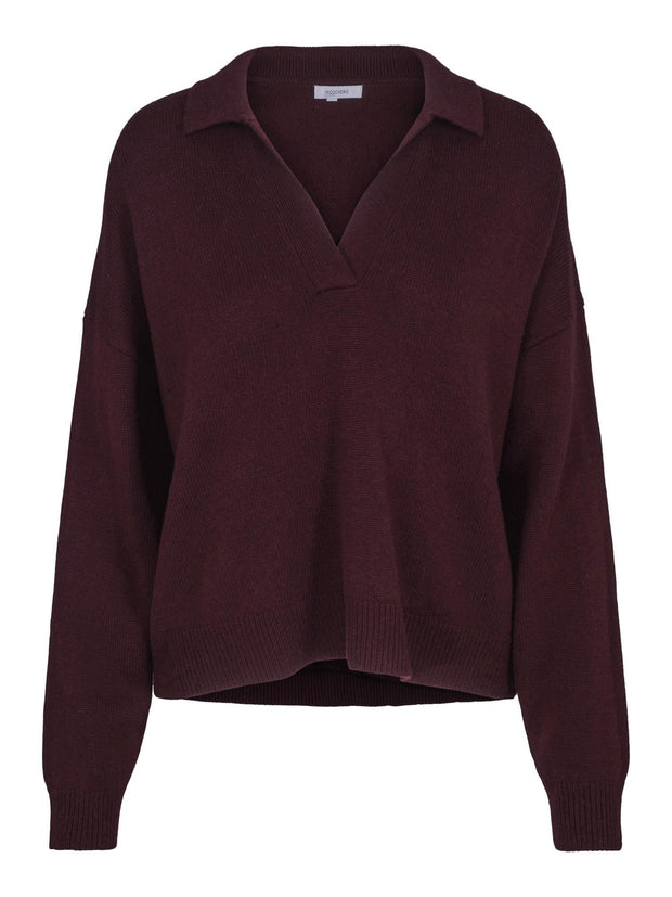 Burgunder Live Sweater - Stilshoppen