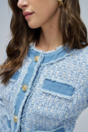 Jeansblå Jacket - Stilshoppen