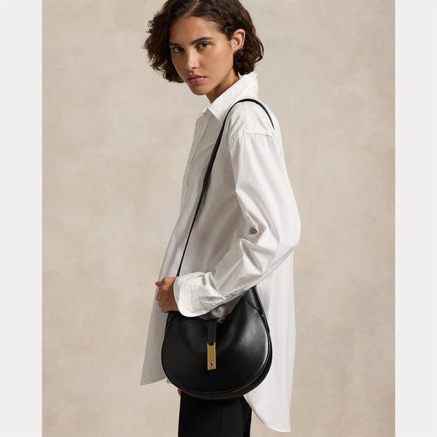 Sort Polo ID Leather Small Shoulder Bag