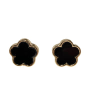 Sorte Clover earrings - Stilshoppen