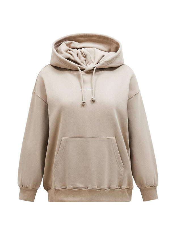 Beige Orginal Terry Hood - Stilshoppen