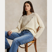 Hvit Julianna Long Pullover