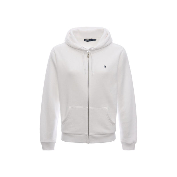 White PRL FZ-Long Sleeve Sweatshirt - Stilshoppen