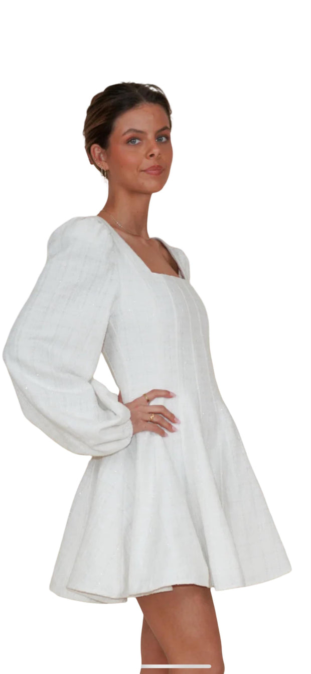 Offwhite Sophie Tweed Dress
