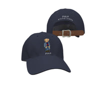 Blå Polo Bear Twill Cap - Stilshoppen