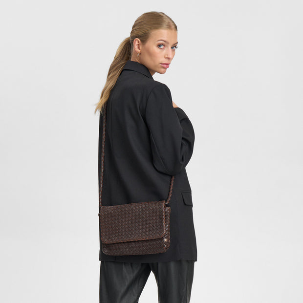 Mørkebrun Ohara Clutch