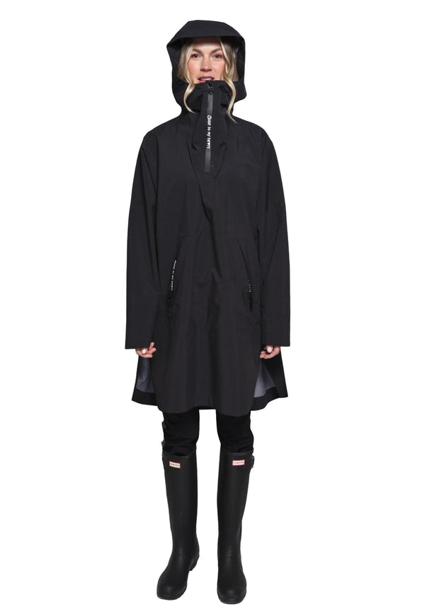 Sort Rain Poncho - Stilshoppen