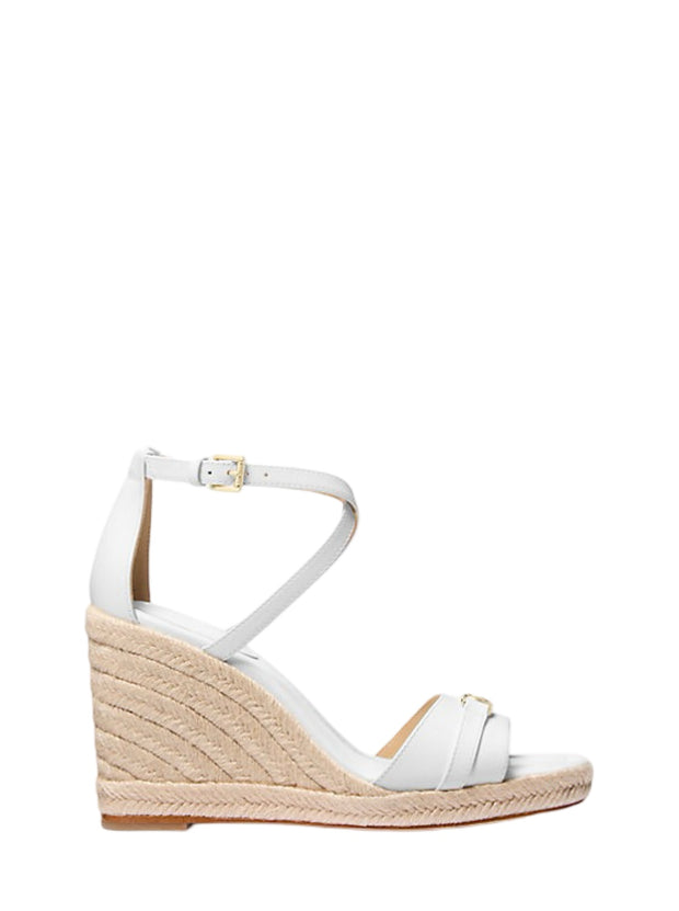 Hvit Mandy Wedge sandal